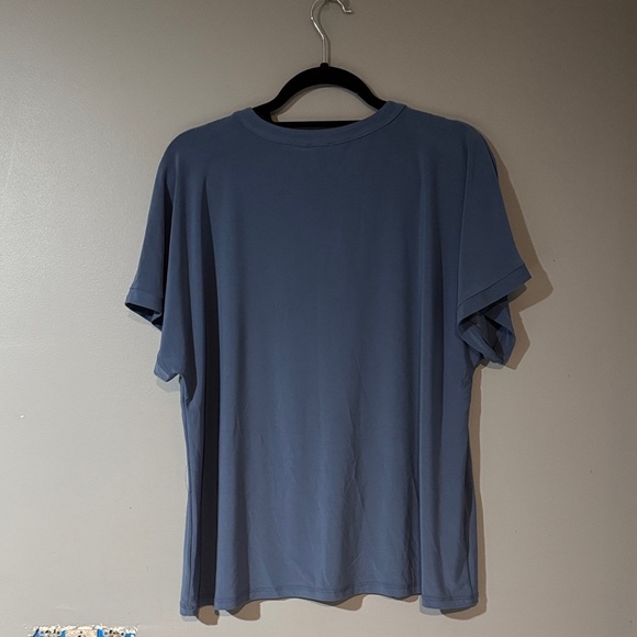 Anne Klein Deep Blue Casual Button Down Shirt - Picture 4 of 4